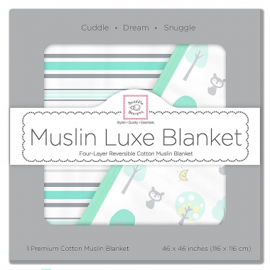 Одеяло из муслина SwaddleDesigns, Little Ships Sterling
