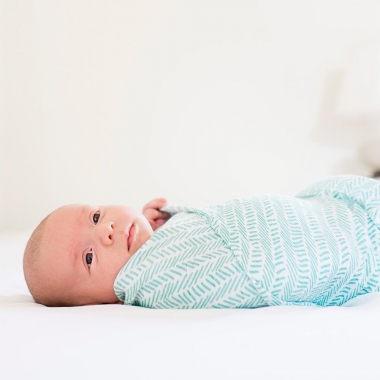 Пеленки для новорожденных из муслина Bébé au Lait, большие, Oahu/Zig-Zag
