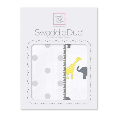 Набор пеленок SwaddleDesigns Swaddle Duo Circus Fun Sterling