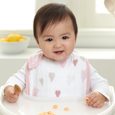 Слюнявчик Aden Anais, набор 3, Heart Breaker