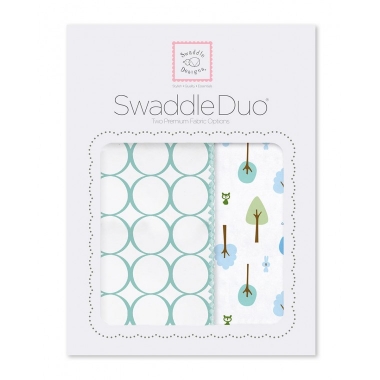 Набор пеленок SwaddleDesigns Swaddle Duo, SC Cute & Wild