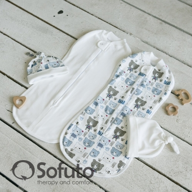 Комплект пеленок-коконов для новорожденных, Teddy