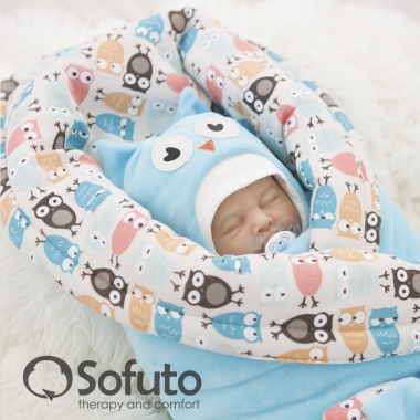 Комплект на выписку для новорожденного зимний Owl laguna (7 предметов)