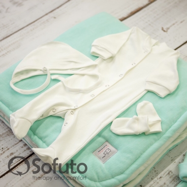 Комплект на выписку из роддома на зиму Sweet mint (7 предметов)