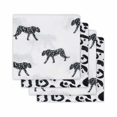 Муслиновые пеленки для новорожденных Jollein средние, Leopard