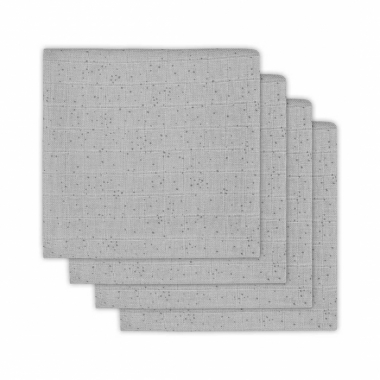 Муслиновые пеленки для новорожденного Jollein средние, Mini dots, Mist Grey
