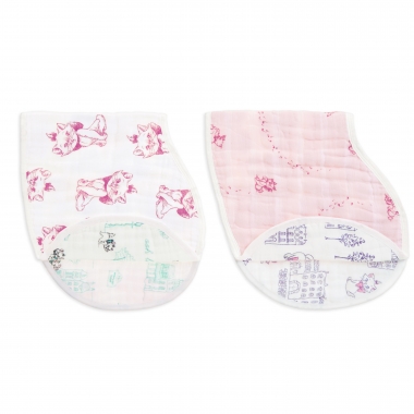 Слюнявчик 2в1 Aden&Anais, набор из 2 штук, Aristocats