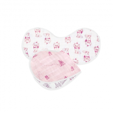 Слюнявчик 2в1 Aden&Anais, набор из 2 штук, Aristocats