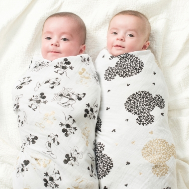 Муслиновые пеленки для новорожденных большие Aden&Anais, Mickey's 90th