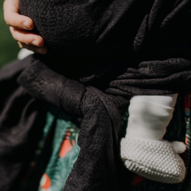 Слинг-шарф Didymos Indio (Prima) Grande Carbon с шерстью