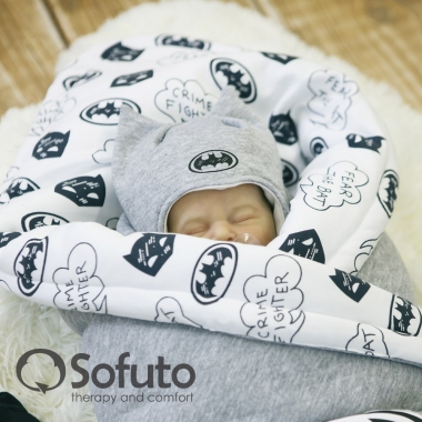 Комплект на выписку холодная зима, Baby Batman (7 предметов)