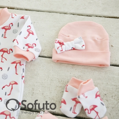 Комплект на выписку из роддома летний Flamingo (5 предметов)