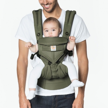 Эрго-рюкзак Ergobaby OMNI 360 Cool Air Mesh - Khaki Green