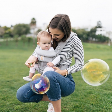 Эрго-рюкзак Ergobaby OMNI 360 Cool Air Mesh - Pearl Grey