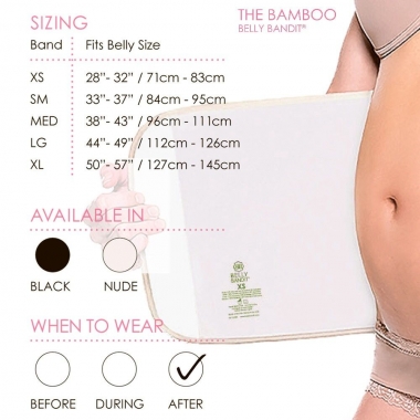 Бандаж послеродовой Belly Bandit Bamboo, черный