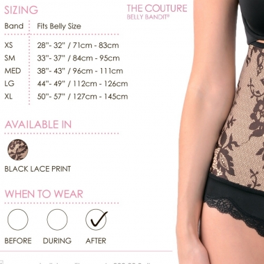 Бандаж послеродовой Belly Bandit Couture (c кружевом)