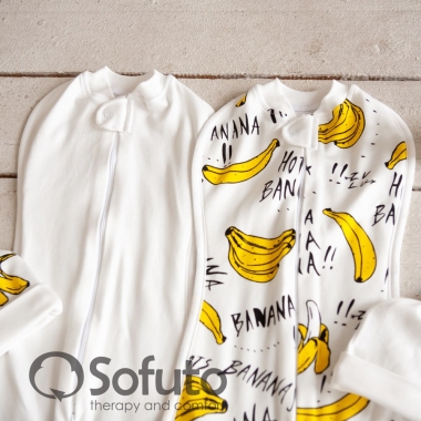 Комплект пеленок-коконов для новорожденных, Bananas