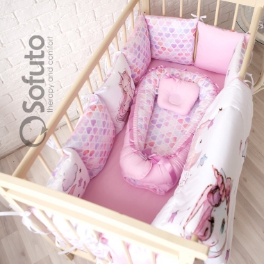 Позиционер для сна новорожденного Babynest, Unicorn