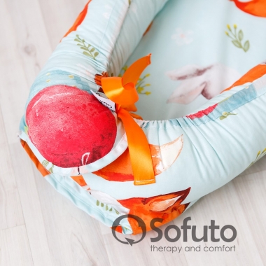 Позиционер для сна новорожденного Babynest, Cute Fox