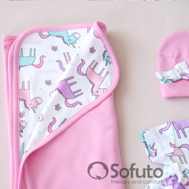 Комплект на выписку жаркое лето, Unicorn (5 предметов)