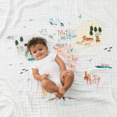 Муслиновое одеяло Aden Anais, Around The World
