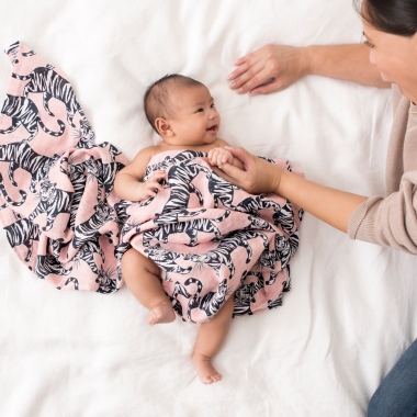 Муслиновые пеленки для новорожденных Aden&Anais, большие, набор 3, White Label Pacific Paradise