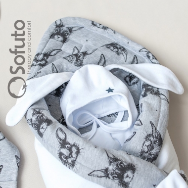 Комплект на выписку холодное лето, Rabbit (5 предметов)
