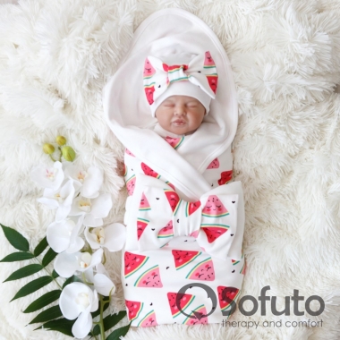 Комплект на выписку жаркое лето, Watermelon (5 предметов)