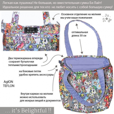 Сумка для мамы Ju-Ju-Be Be Light Midnight Posy