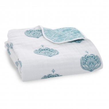 Одеяло муслиновое Aden&Anais, Paisley teal