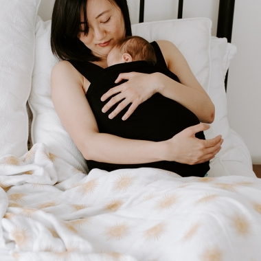 Бамбуковая пеленка для новорожденных Aden&Anais большая, Golden sun