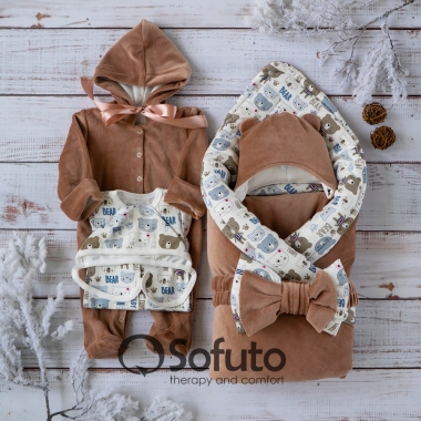 Комплект на выписку зимний, Teddy (6 предметов)