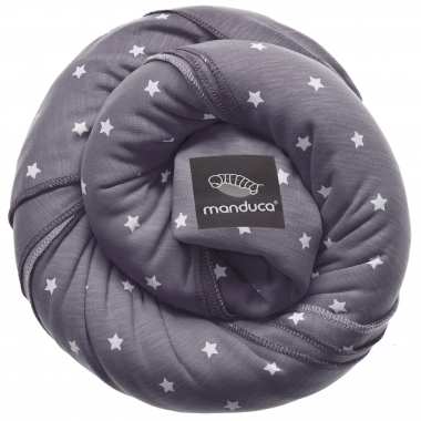 Слинг-шарф трикотажный Manduca, Limited Edition, Little Stars Slate