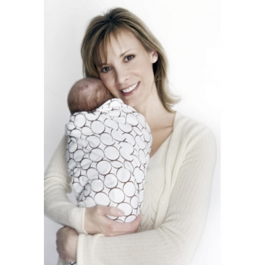 Пеленка детская тонкая SwaddleDesigns Маркизет Y Giraffe/Elephant