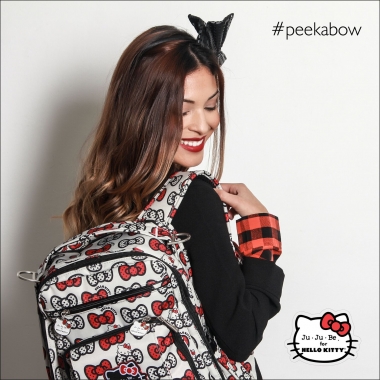 Рюкзак для мамы Ju-Ju-Be - Be Right Back, Hello Kitty Peek a Bow