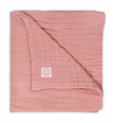 Муслиновое одеяло Jollein, цвет Coral Pink