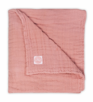 Муслиновое одеяло Jollein, цвет Coral Pink
