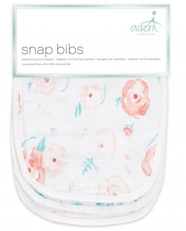 Слюнявчик муслиновый Aden by Aden&Anais, набор из 3 штук, Little Bib Baby Star