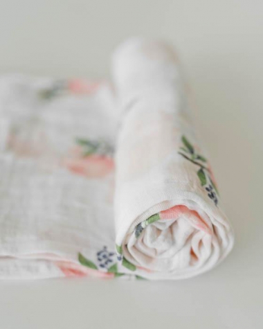 Муслиновая пеленка для новорожденных Diva большая, Rose Cotton