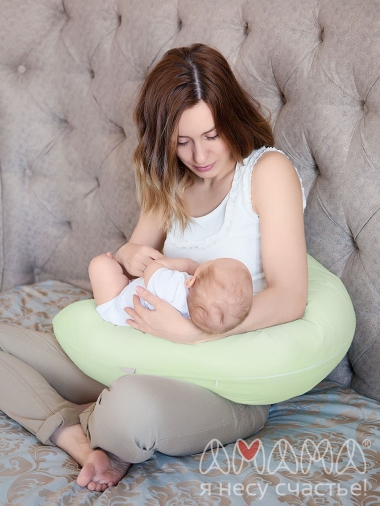 Подушка для беременных и кормящих "Лёгкая на подъём" 170см, зеленый
