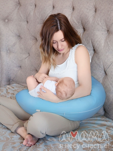 Подушка для беременных и кормящих "Лёгкая на подъём" 170см, бирюзовый
