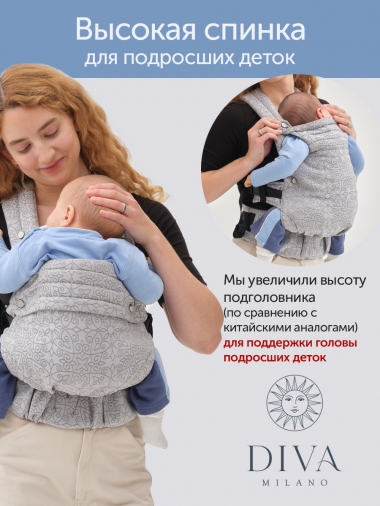 Эрго рюкзак Diva Canvas One!, Antracite