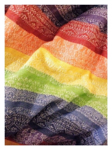 Слинг-шарф Ellevill Gaia Rainbow со льном
