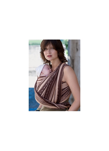 Слинг-шарф Ellevill Zara Tricolor Sandstorm со льном