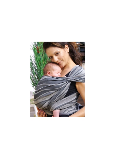 Слинг-шарф Didymos, Waves Silver (серебряные волны)