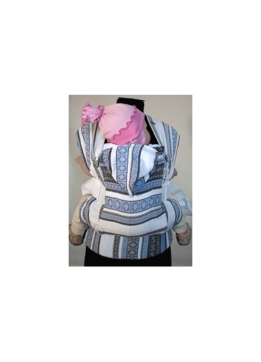 Слинг-рюкзак Karaush, Ellevill Zara Tricolor Blue linen