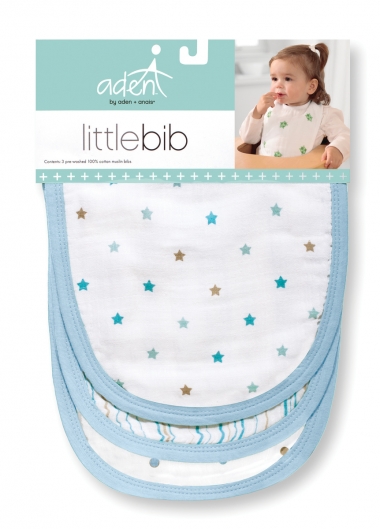 Слюнявчик муслиновый Aden by Aden&Anais, набор из 3 штук, Little Bib Oh Boy