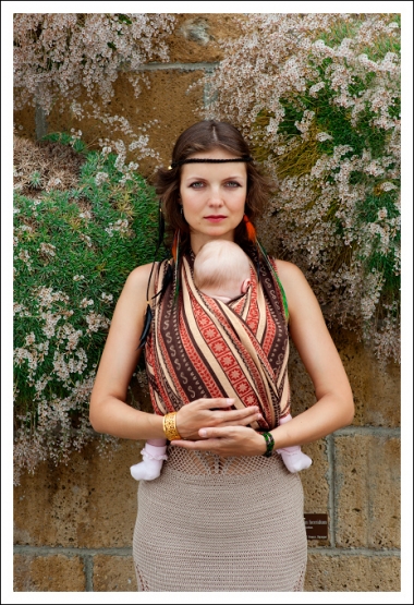 Слинг-шарф Ellevill Zara Tricolor Indian