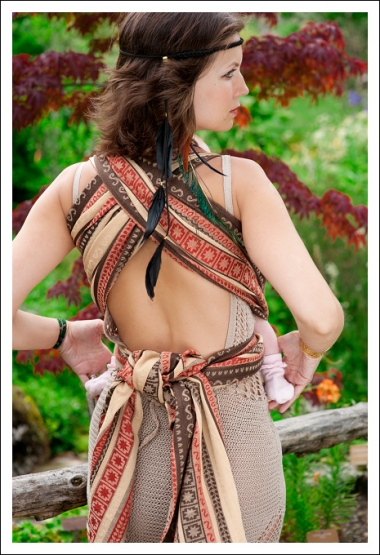 Слинг-шарф Ellevill Zara Tricolor Indian