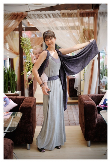 Слинг-шарф Ellevill Paisley Silver